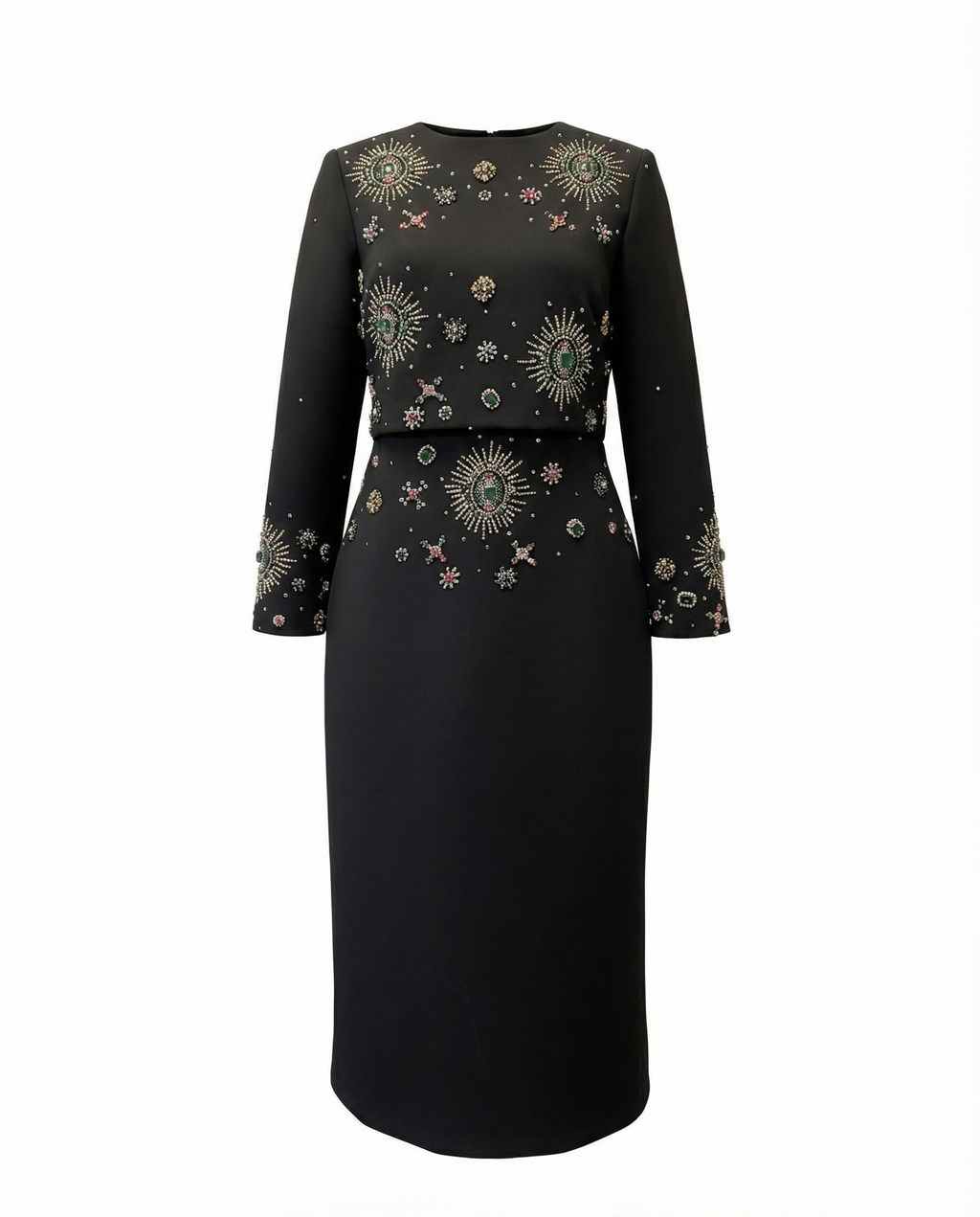 Moonlit Co-ord Set — front view neoprene top and skirt — House of NSJ