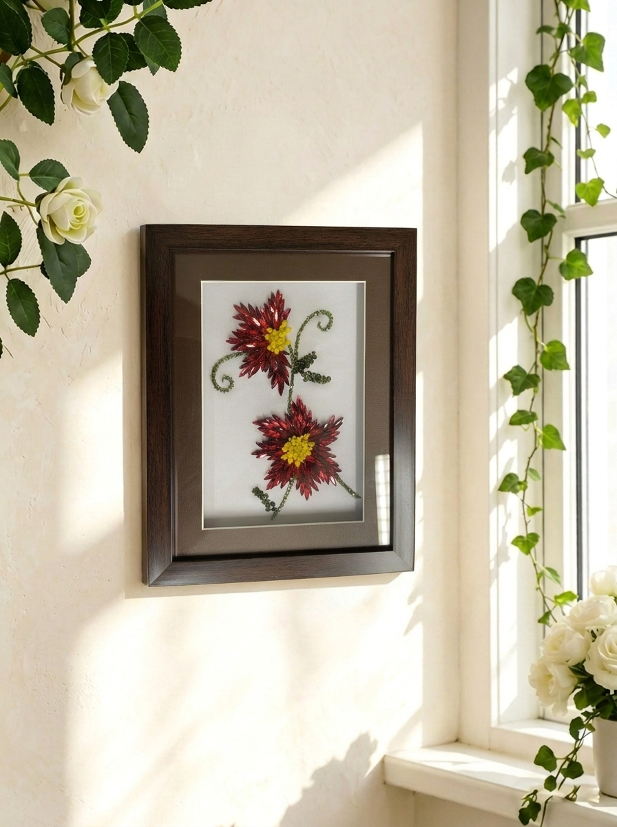 Ember Bloom Photo Frame