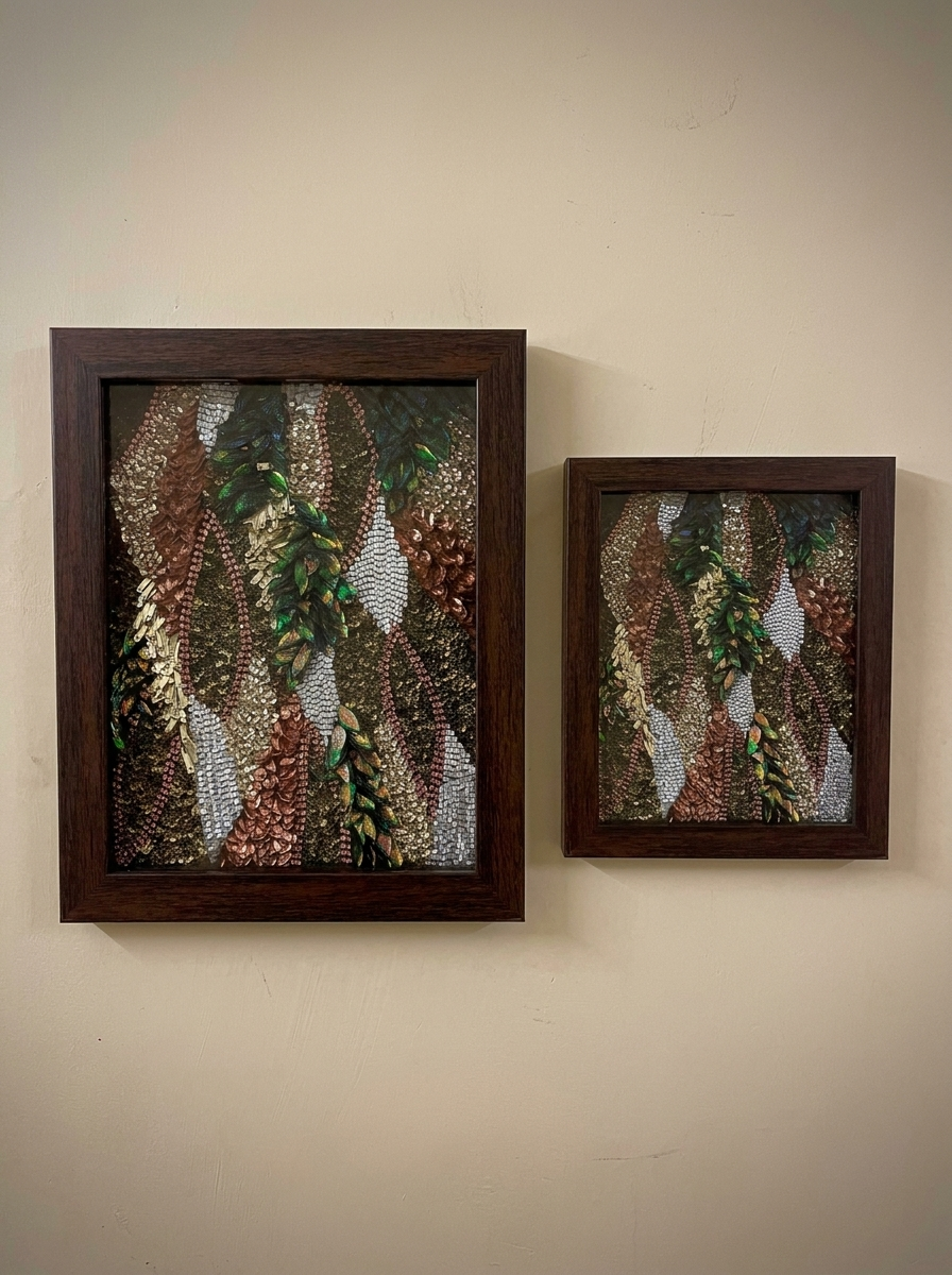 Verdant Weave Photo Frame