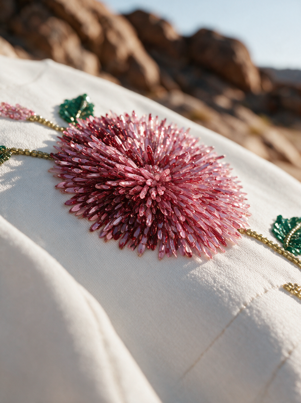 Eden Top white detail view — House of NSJ