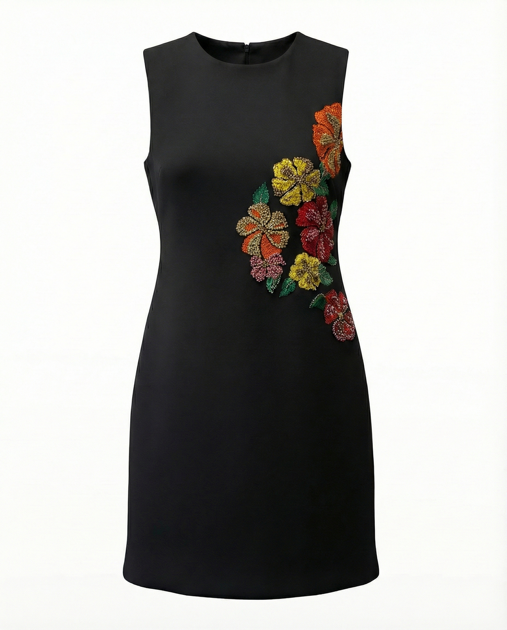 Luna Sleeveless Dress — full look artisanal occasion dress — House of NSJ