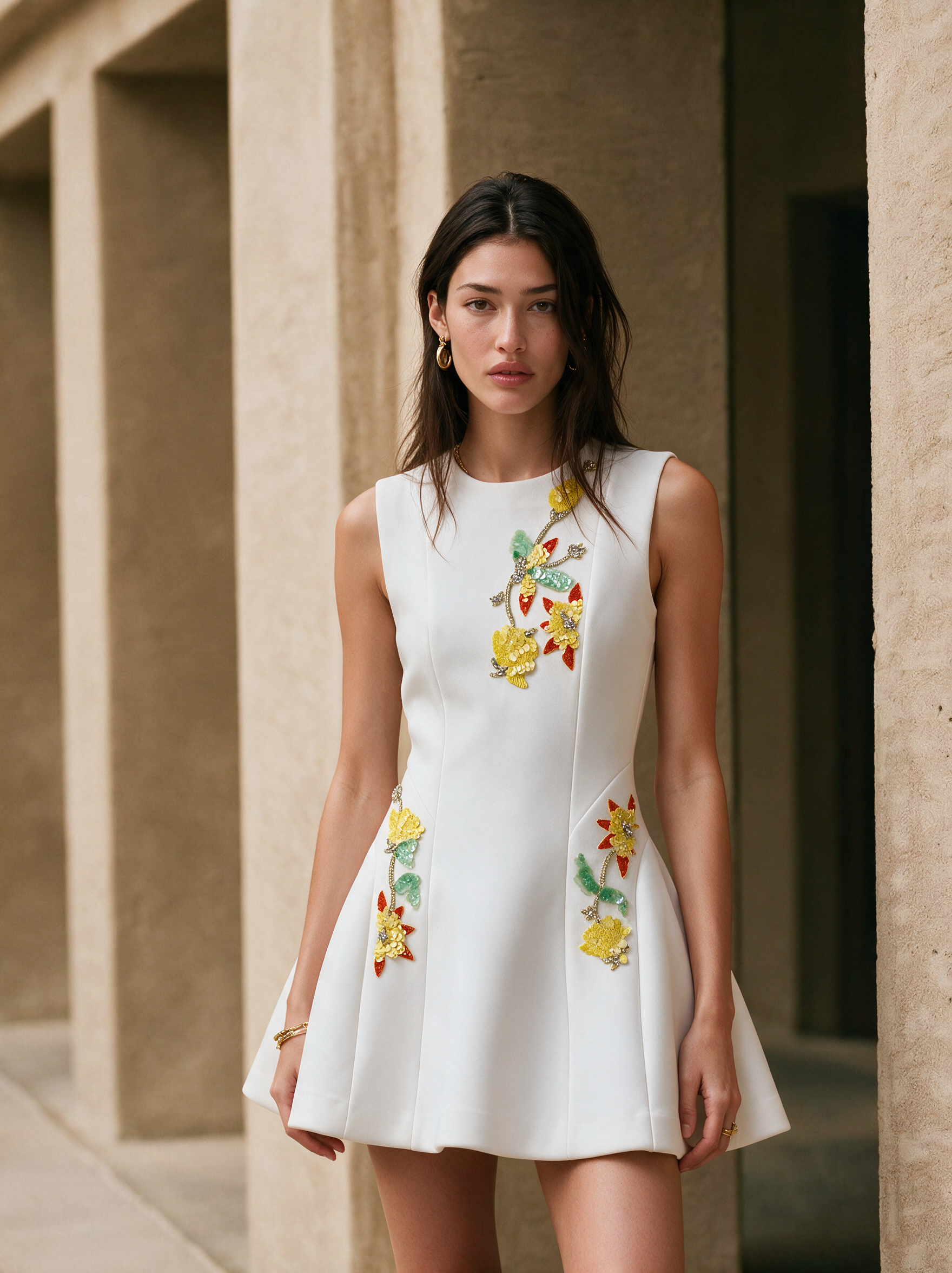 House of NSJ Lorena Dress front view