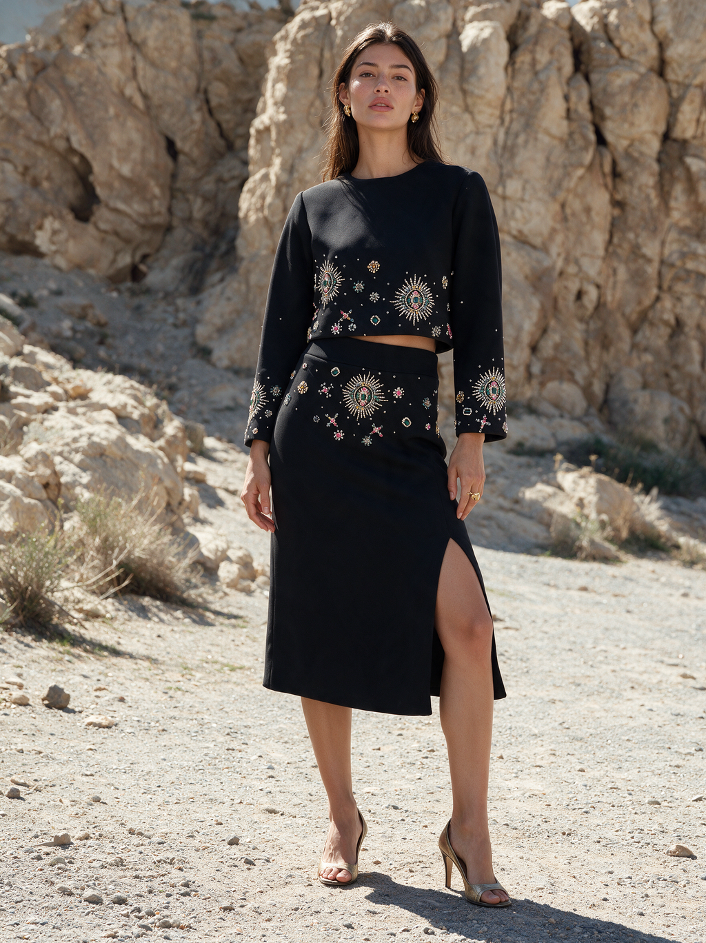 House of NSJ Moonlit co-ord multicolor view 1
