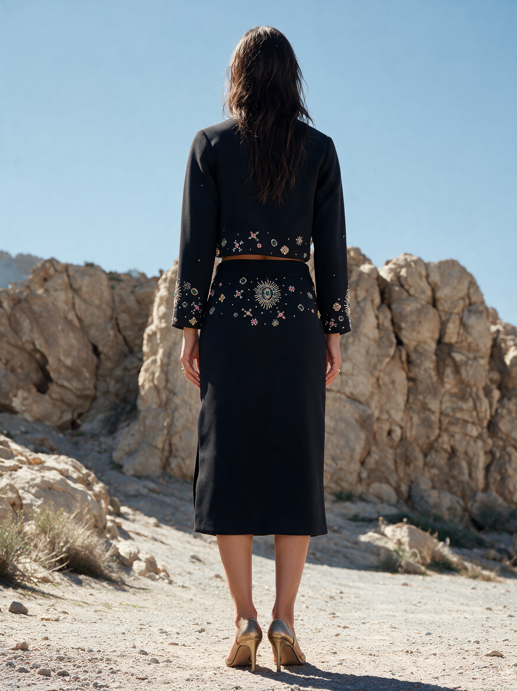 House of NSJ Moonlit co-ord multicolor view 2