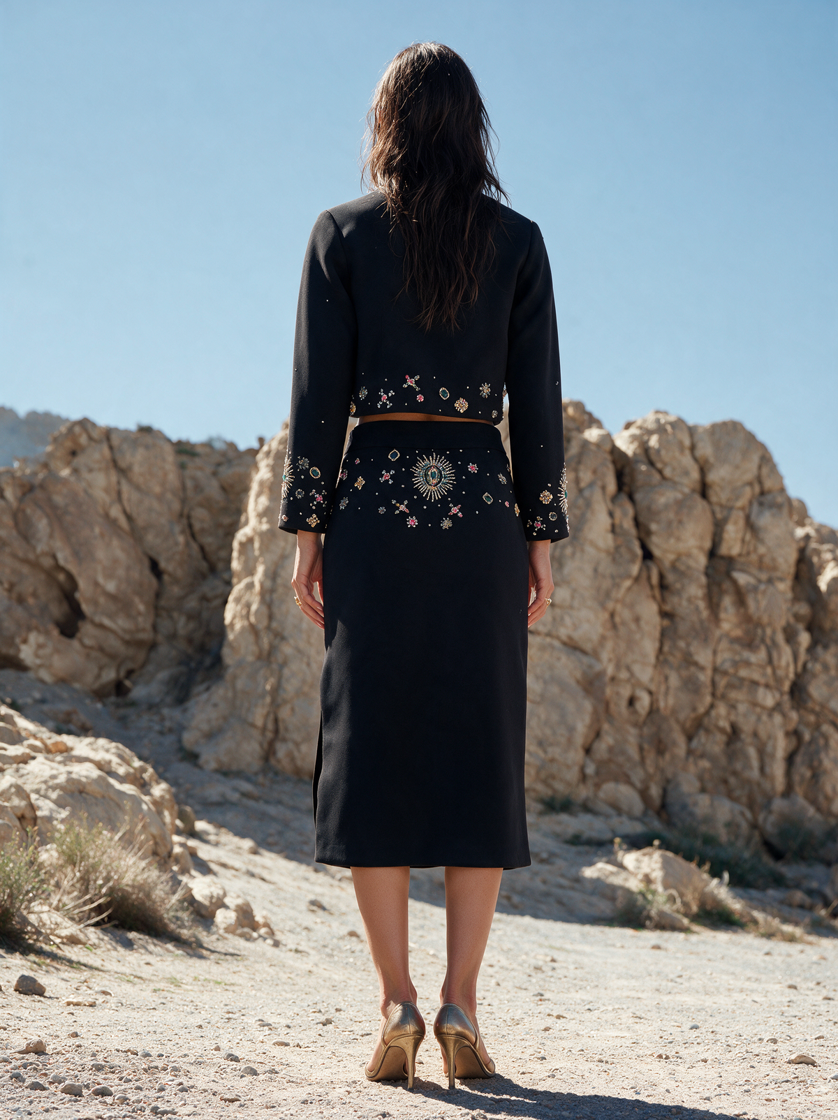 House of NSJ Moonlit co-ord multicolor view 2