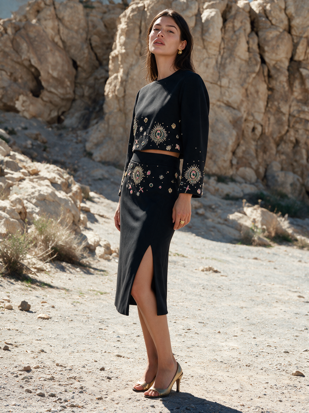 House of NSJ Moonlit co-ord multicolor view 3