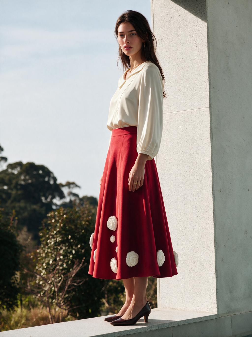 Santa Top + Skirt red — House of NSJ