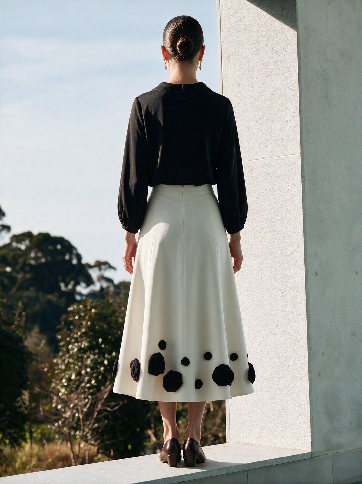 Santa Top + Skirt white — House of NSJ
