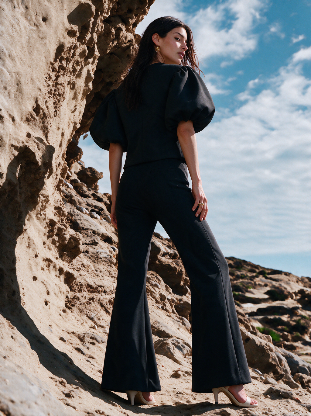 House of NSJ Signature Top black back view