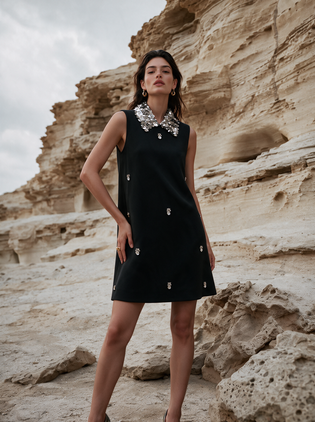 Siren Midi Dress black — House of NSJ
