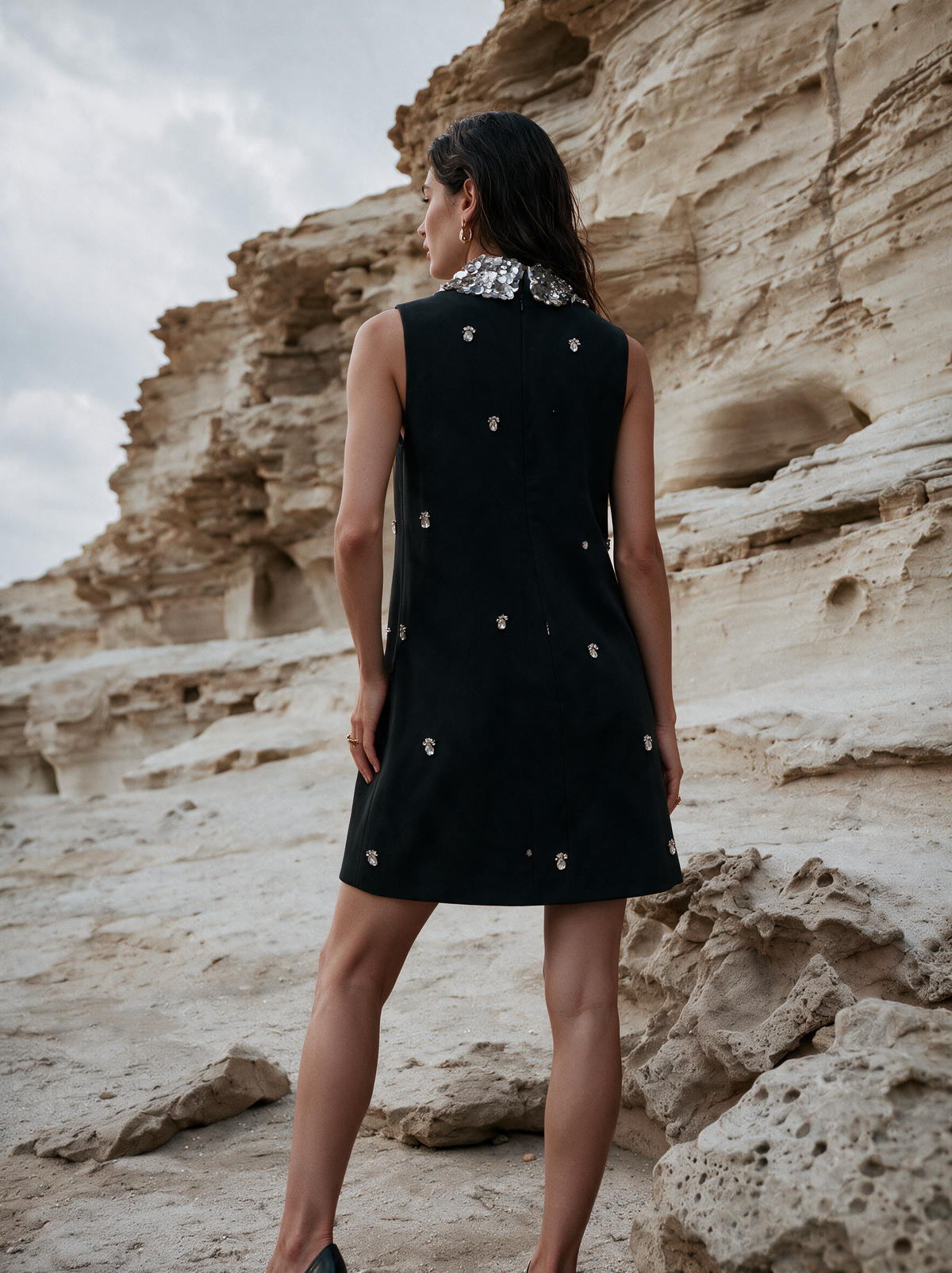 Siren Midi Dress black — House of NSJ